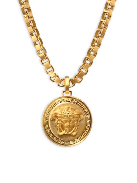 versace pendant and chain